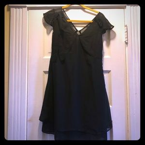 Black Chiffon Dress